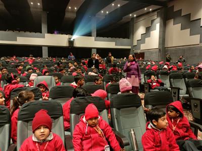 An interactive session with the students of classe
