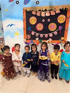 DIWALI CELEBRATION FOR CLASSES PRE NURSERY TO K.G.